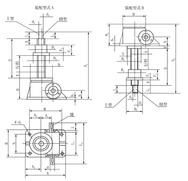 SWL2.5SWL5SWL10SWL15SWL20SWL25SWL35SWL50SWL100SWL120ϵ΁݆zCνY(ji)(gu)ߴ(2)(JB/T88091998)