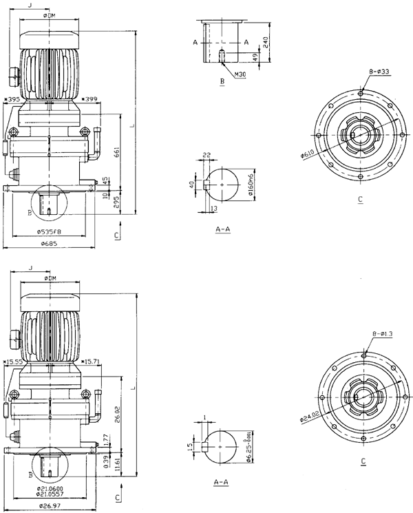 600ϵД[݆pٙCpʽγߴ(TDVM623/16TDVM623/18TVM624/16TVM624/18TVM625/17TVM625/19TDVM626/19TDVM627/19