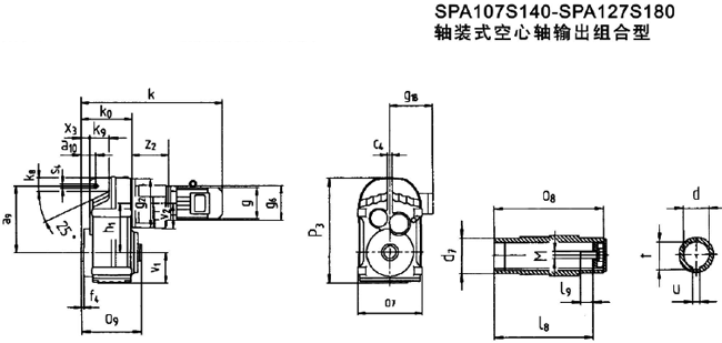 SPA107S140-SPA127S180SbʽSݔMͰbγߴ