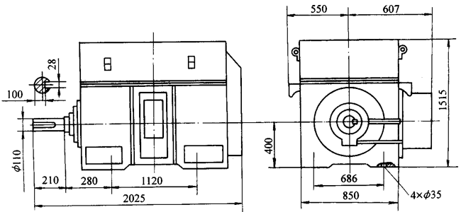 YD400-4/6/8Oஐ늄(dng)C(j)μbߴ磨380V