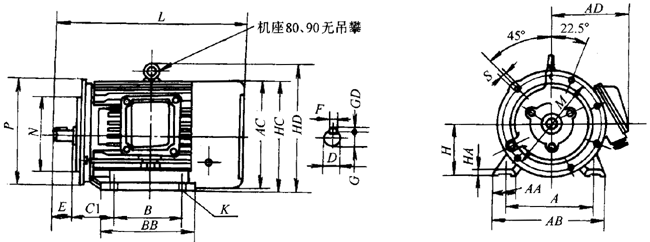 YEJϵ늴Ƅ(dng)ஐ늄(dng)C(j)γߴ磨H80225mm 